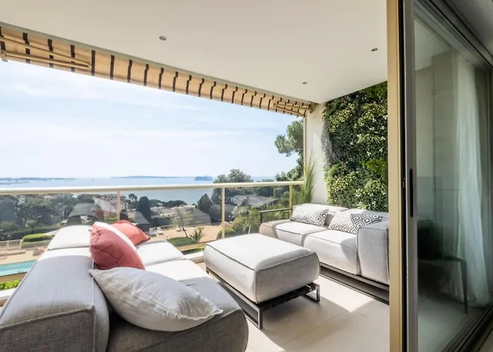 3p, Terrasse Amenagee, Piscine, Vue Sur Les Iles - 3p, Terrasse Amenagee, Piscine, Vue Sur Les Iles Mae-2193 Cannes